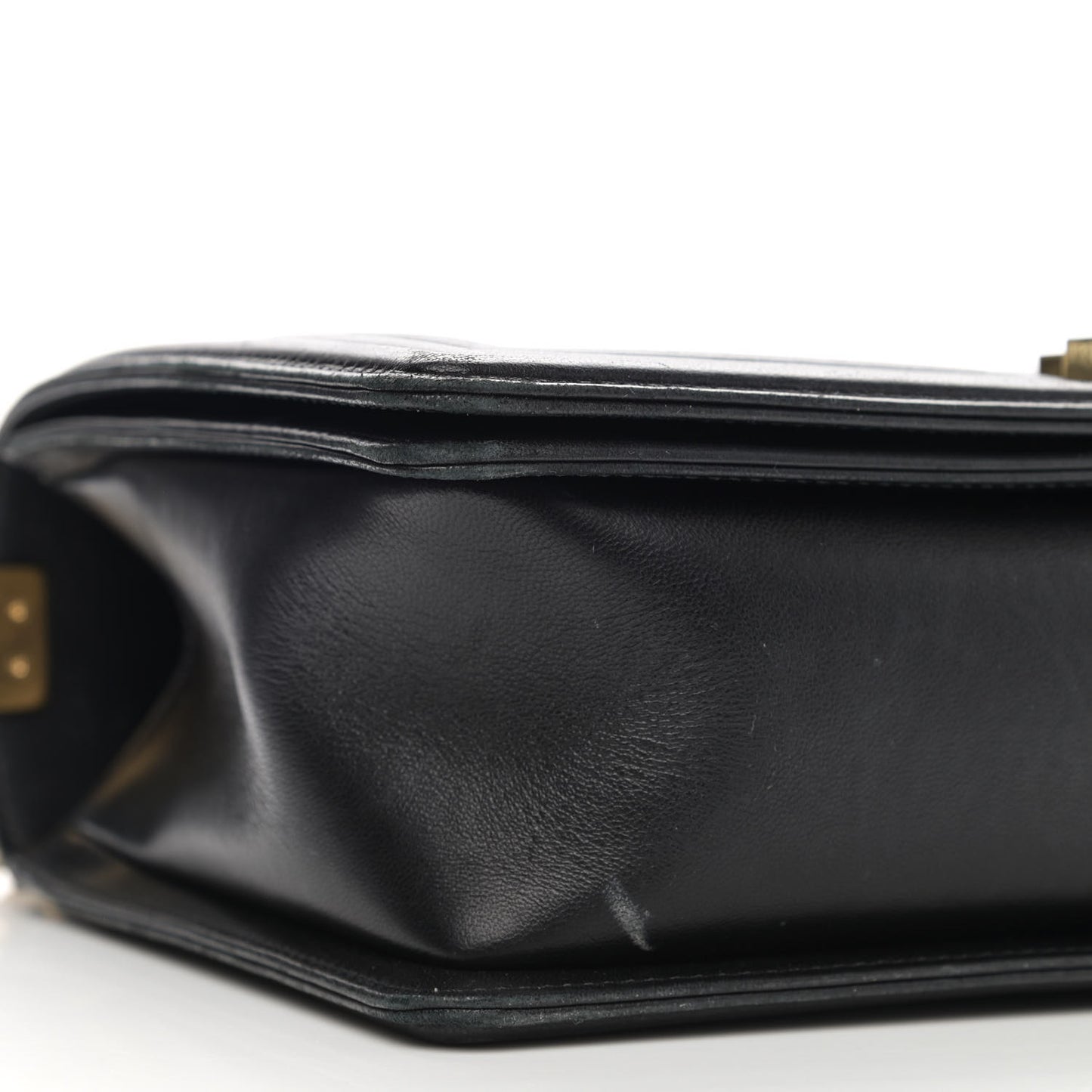 Lambskin Quilted New Medium Boy Flap Black