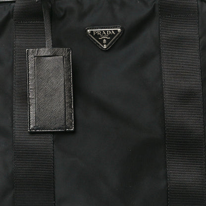 Prada Tessuto Nylon Saffiano Viaggio Carry On Travel Bag Black 10 of 13