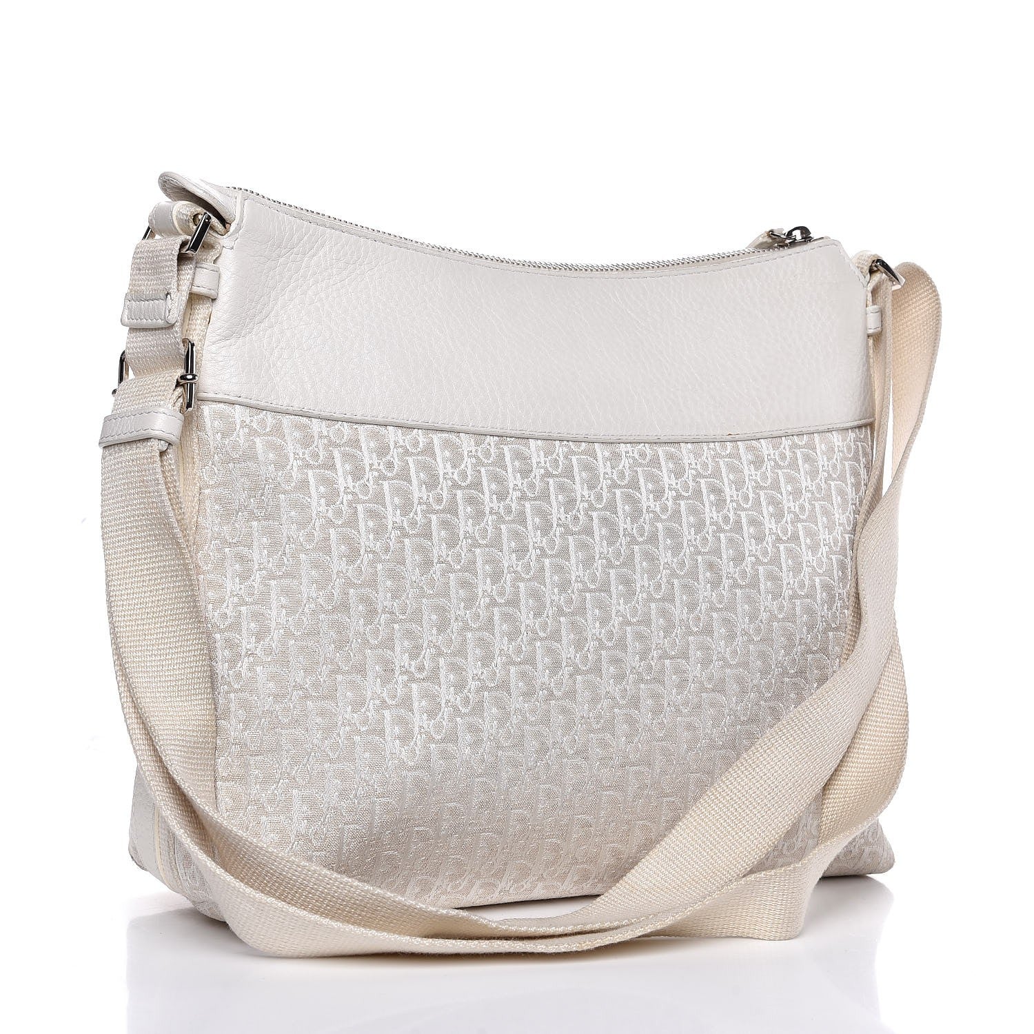 Christian Dior Monogram Messenger White 3 of 12