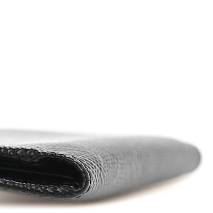 Prada Saffiano Flap Card Holder Black 8 of 8