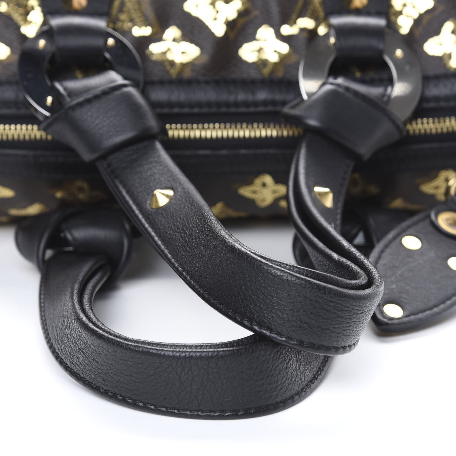 Louis Vuitton Monogram Sequins Eclipse Speedy 28 Gold 12 of 14