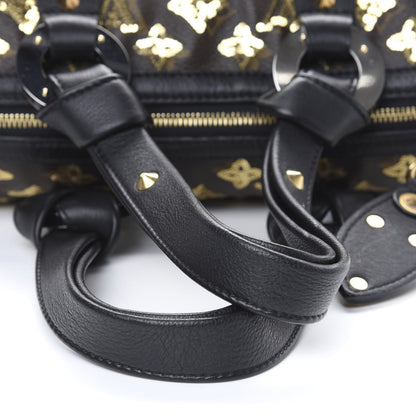 Louis Vuitton Monogram Sequins Eclipse Speedy 28 Gold 12 of 14