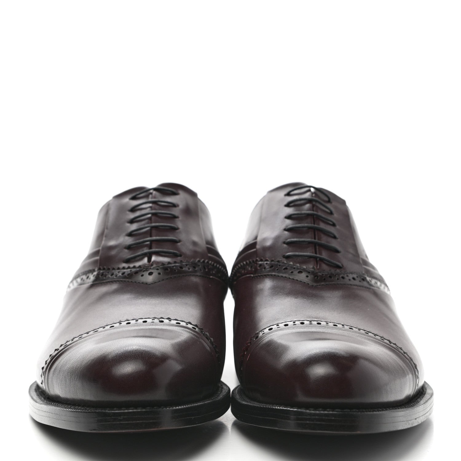 Louis Vuitton Calfskin Mens Oxfords 8 Brown 2 of 10