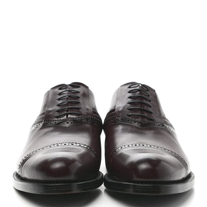 Louis Vuitton Calfskin Mens Oxfords 8 Brown 2 of 10