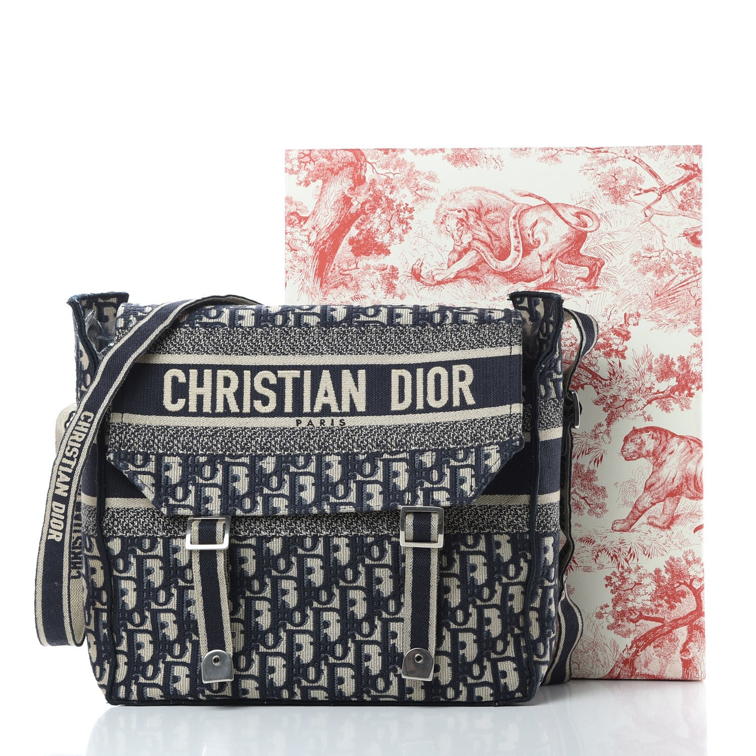 Christian Dior Oblique Medium Diorcamp Messenger Blue 13 of 13