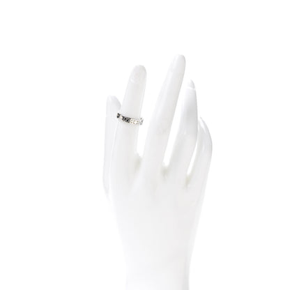 Gucci 18K White Gold Enamel 4mm Icon Blooms Ring 50 5.25 2 of 7