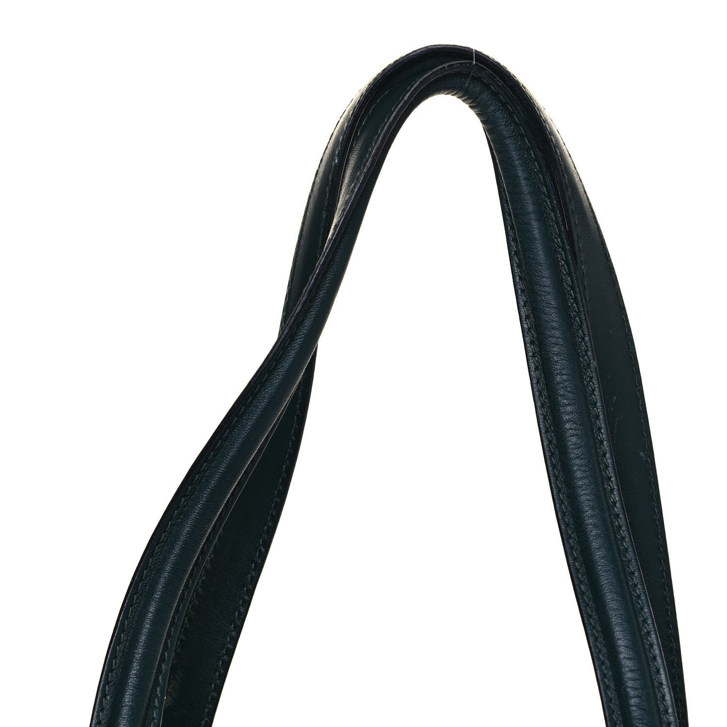 Alexander McQueen Pebbled Calfskin Large Skull Padlock Zip Around Tote Dark Green 25 of 28