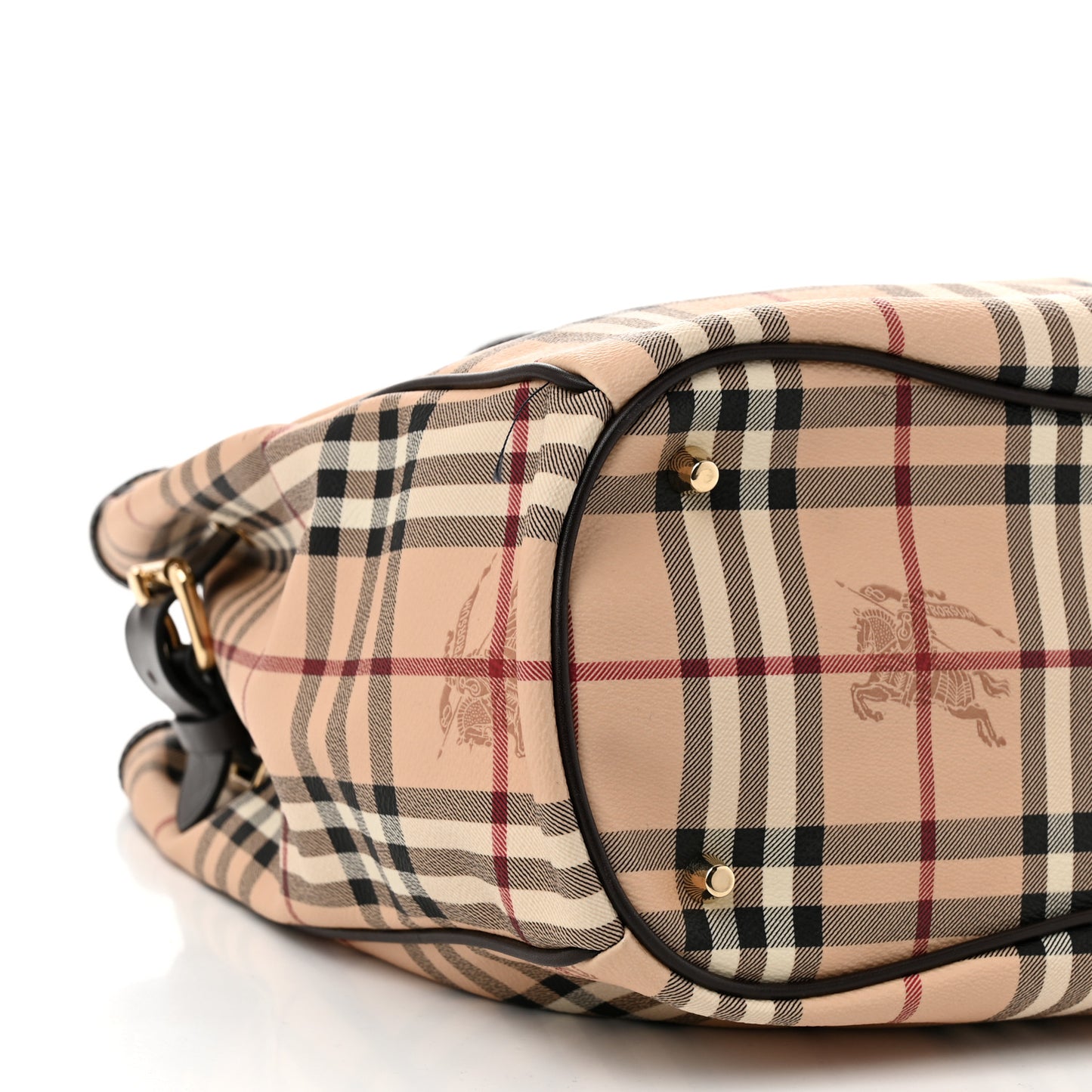Haymarket Check Medium Walden Belted Hobo Chocolate
