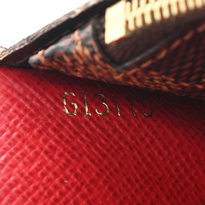 Louis Vuitton Damier Ebene Josephine Wallet Red 7 of 8
