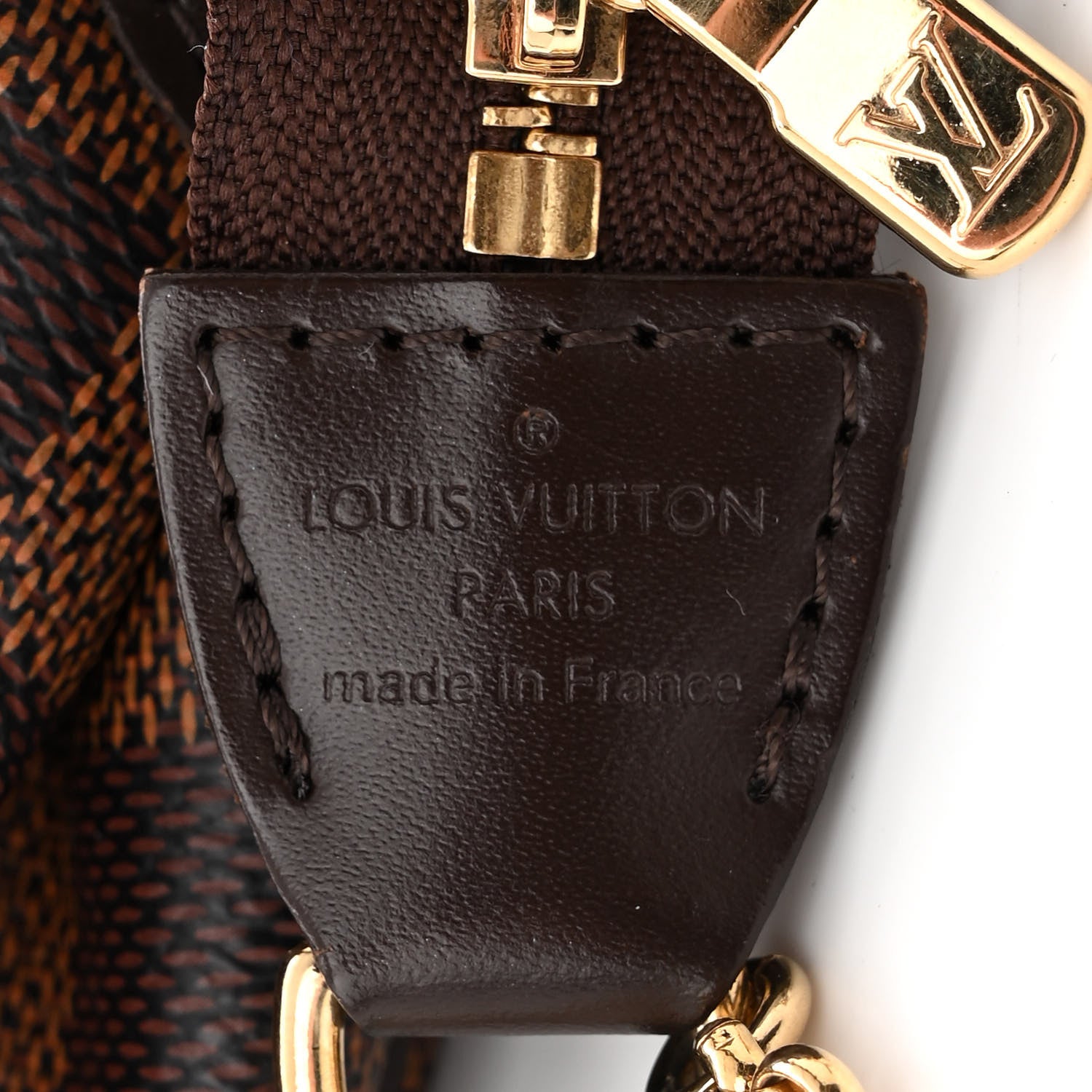 Louis Vuitton Damier Ebene Eva Clutch 6 of 9