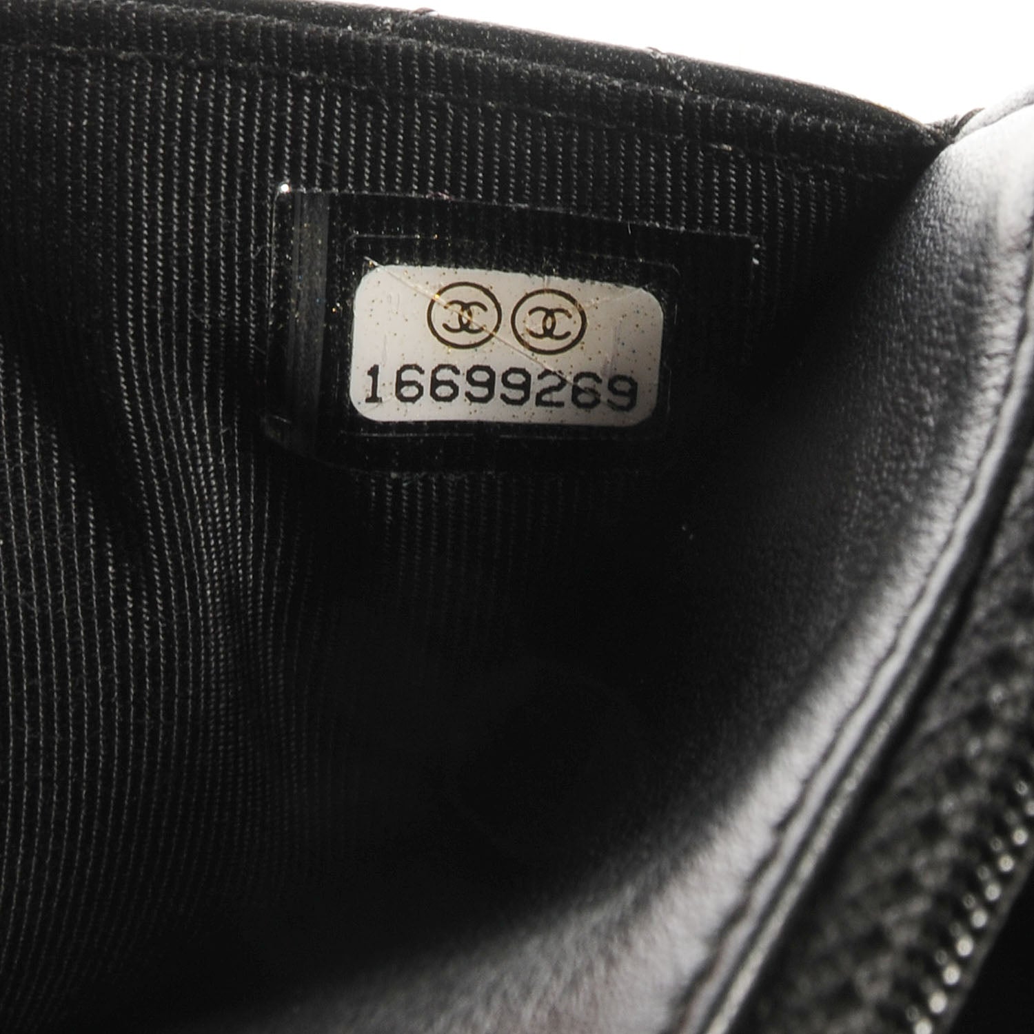 Chanel Lambskin Quilted Wallet On Chain WOC Black 8 of 8