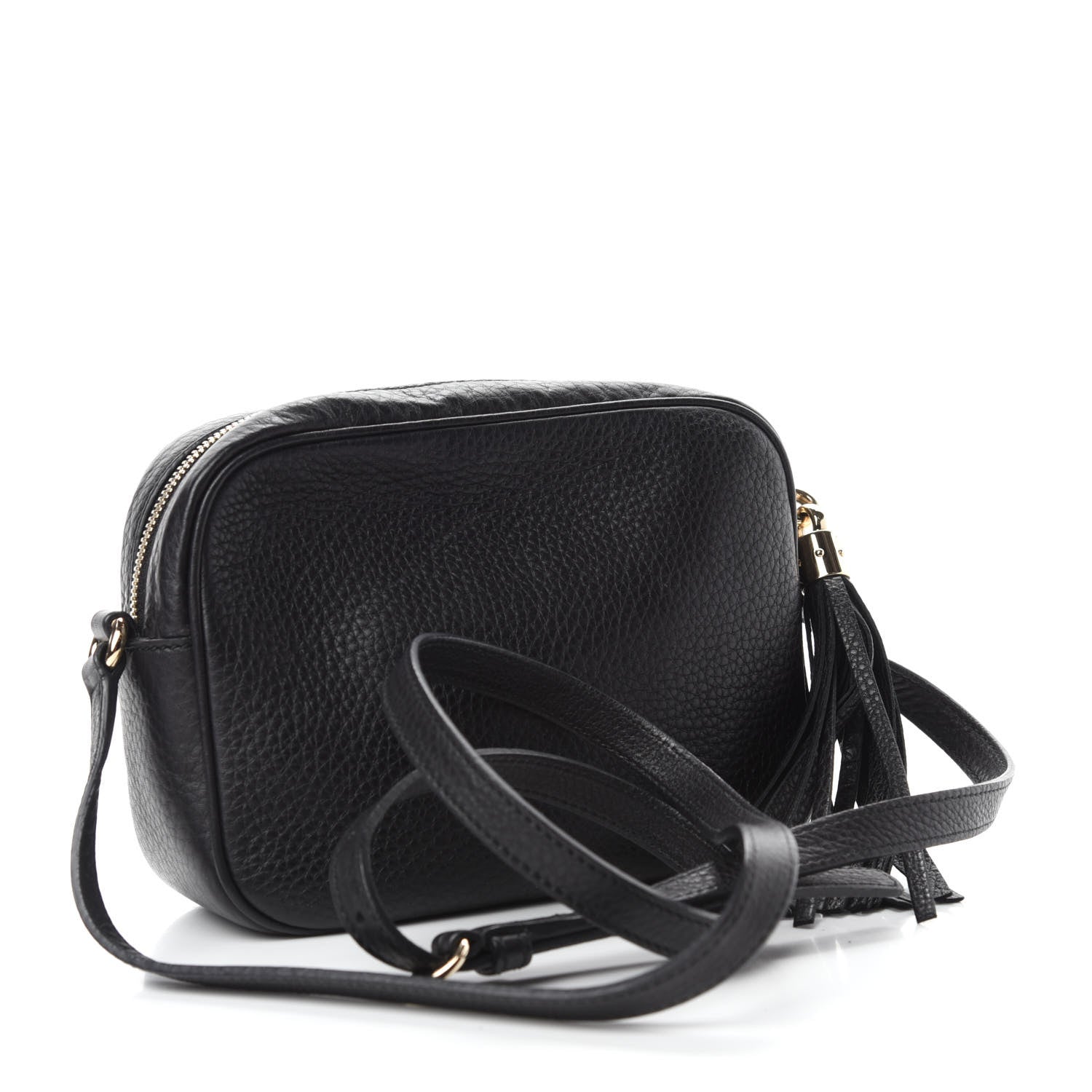 Gucci Pebbled Calfskin Small Soho Disco Bag Black 3 of 10