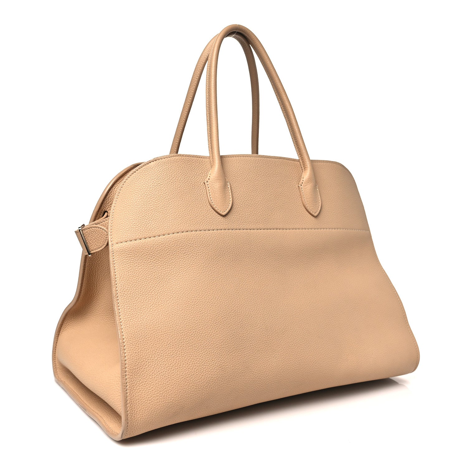 The Row Matte Grained Calfskin Soft Margaux 17 Light Camel 3 of 10