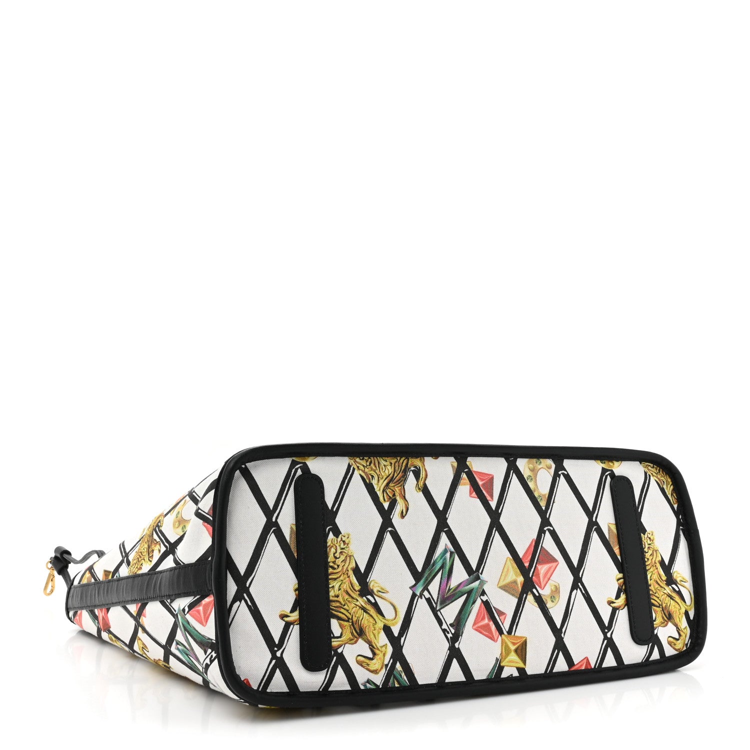 MCM Visetos Medium Project Reversible Shopper Tote Cognac 7 of 23