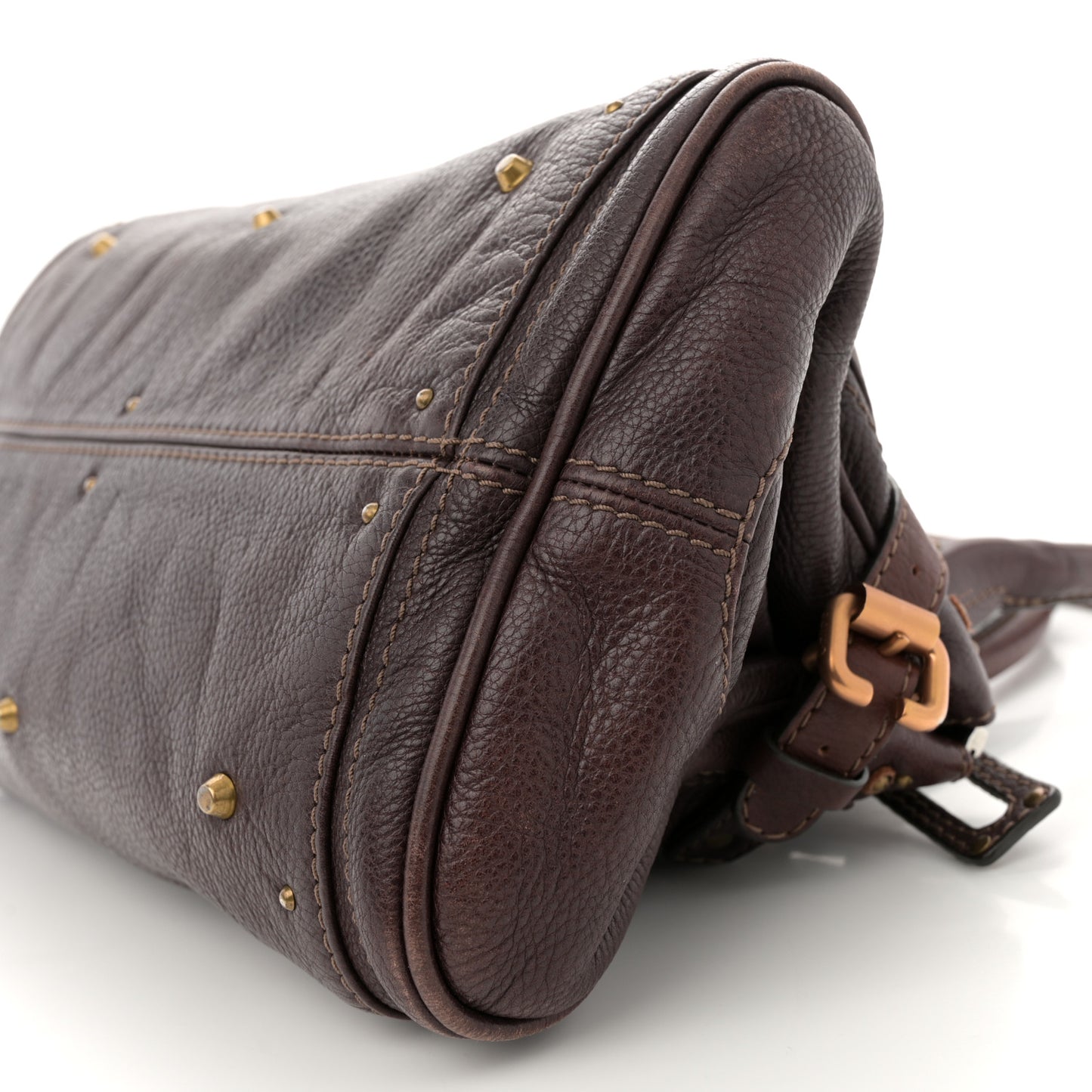 Calfskin Medium Paddington Satchel Chocolate