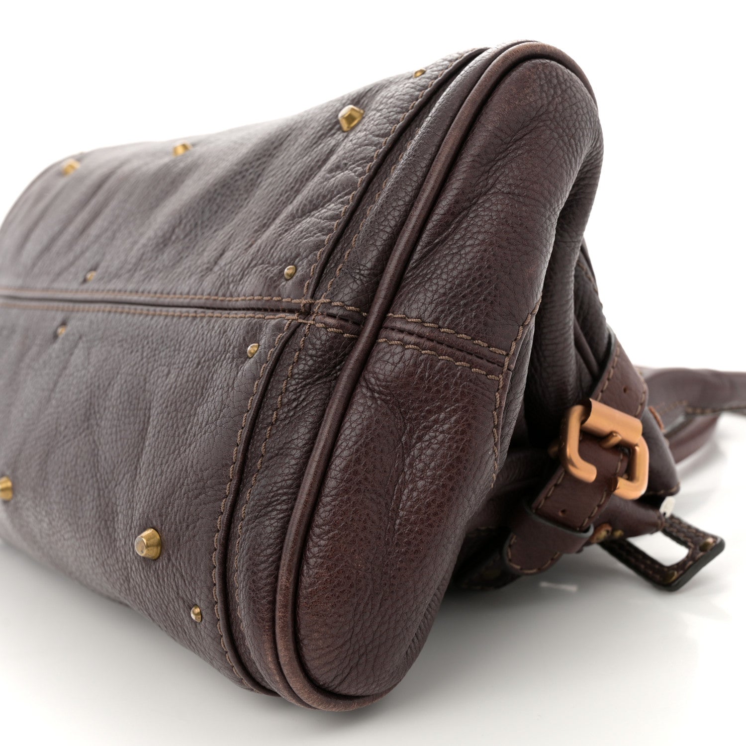 Chloe Calfskin Medium Paddington Satchel Chocolate 10 of 13