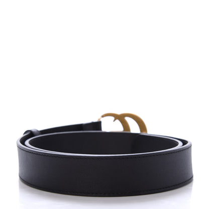 Gucci Calfskin Double G 30mm Belt 75 30 Black 2 of 4