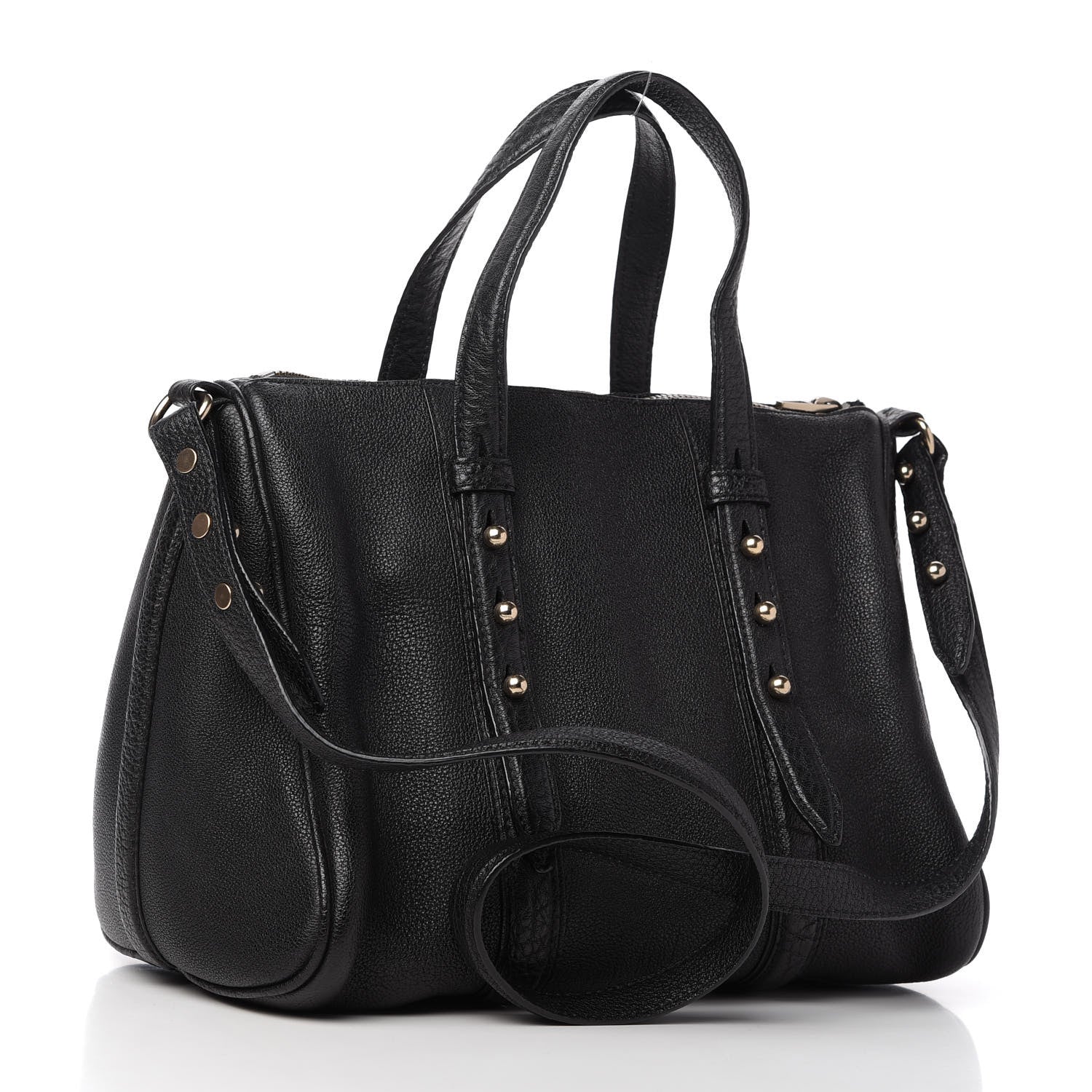 Alexander Wang Pebbled Calfskin Daria Duffel Bag Black 3 of 8