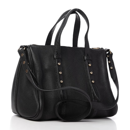 Alexander Wang Pebbled Calfskin Daria Duffel Bag Black 3 of 8