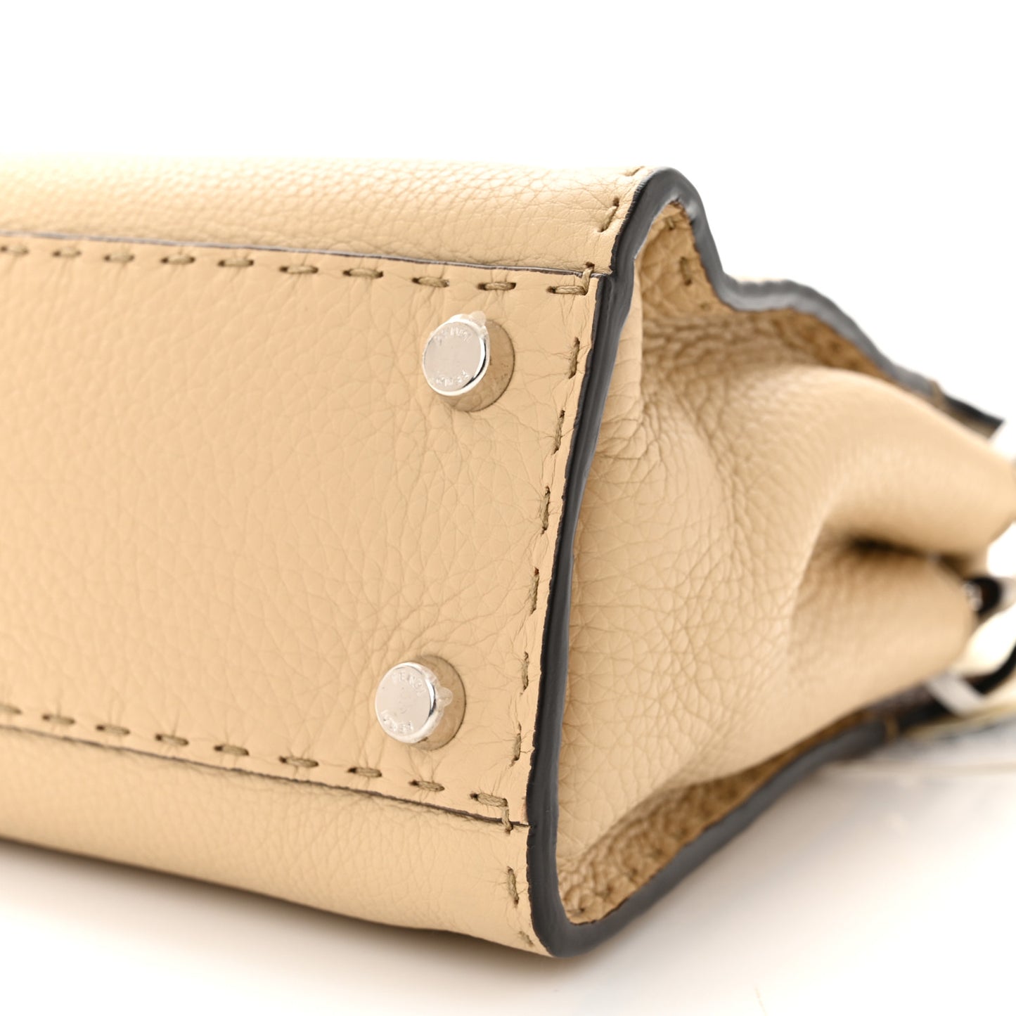Cuoio Romano Selleria Medium Peekaboo Iconic Essentially Satchel Paglia Latte Mou