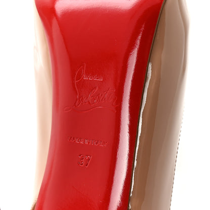 Christian Louboutin Patent Private Number 120 Pumps 37 Nude 8 of 9