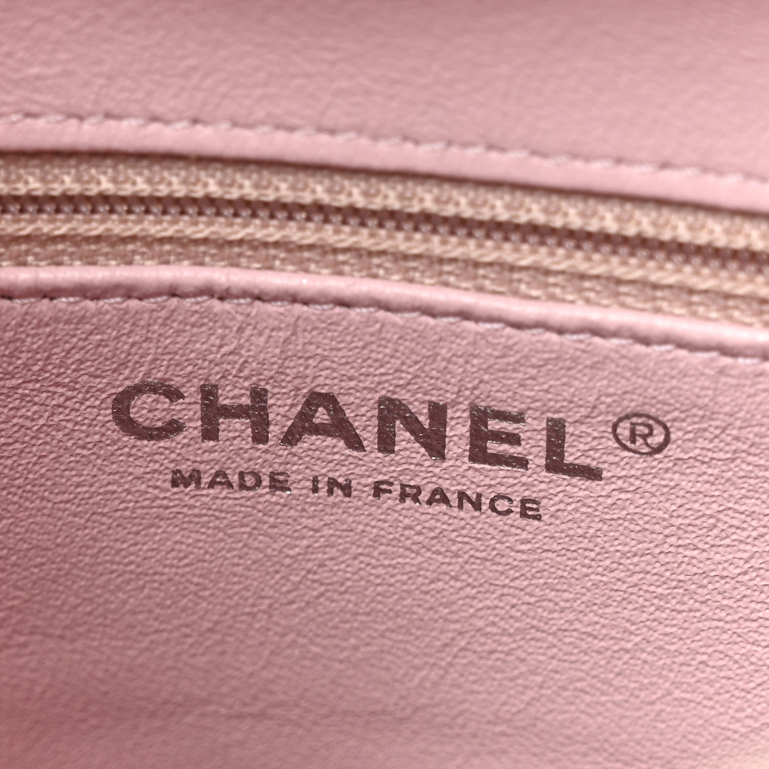 Chanel Tweed Zip Tote Pink White 6 of 10