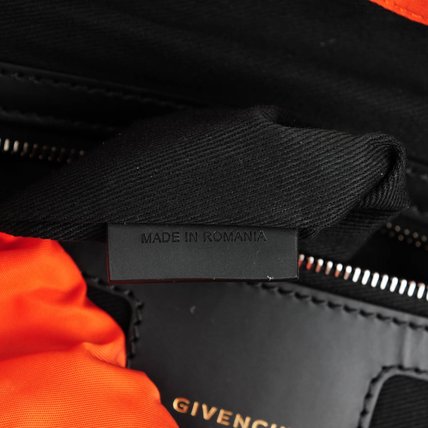 Givenchy Nylon Calfskin Rider Backpack Orange 8 of 8