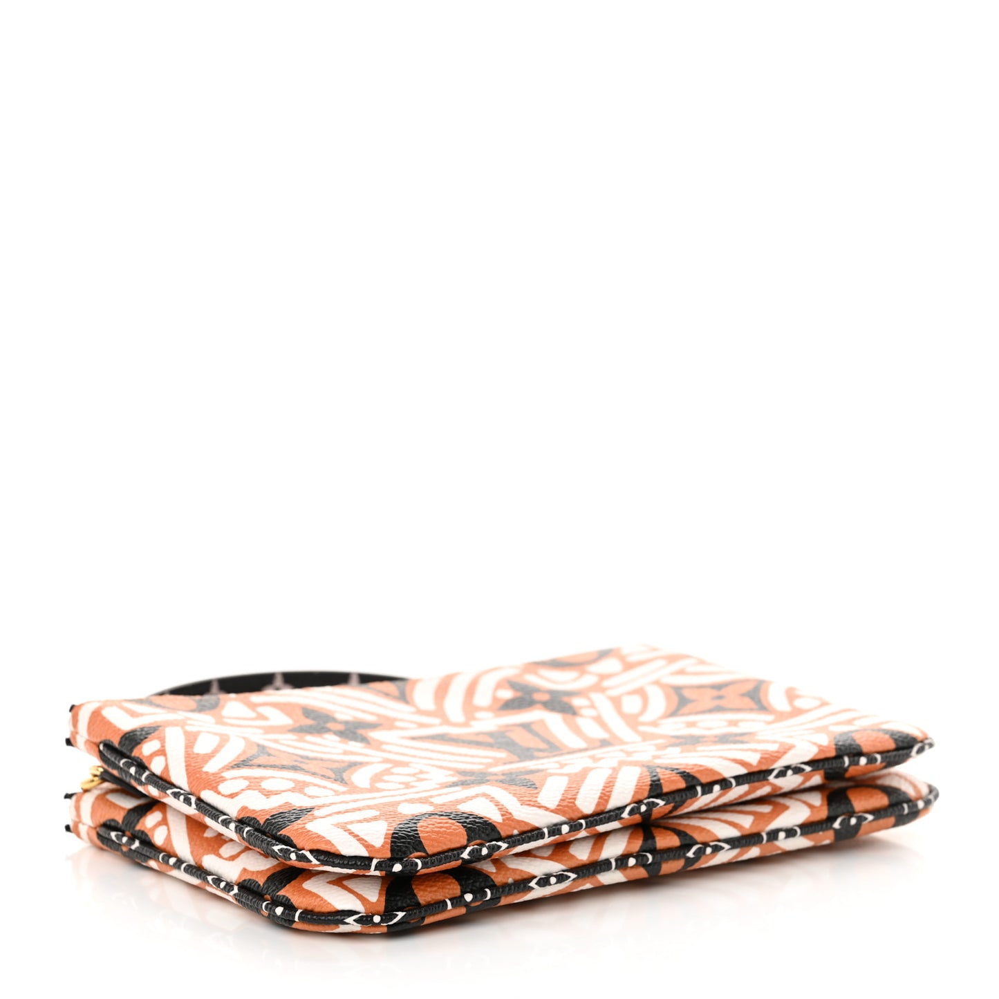 Monogram Giant Crafty Double Zip Pochette Creme Caramel