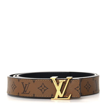 Louis Vuitton Reverse Monogram 35mm LV Initiales Belt 90 36 1 of 7