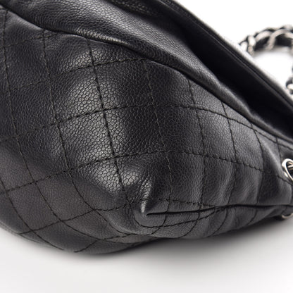 Chanel Caviar Half Moon Large Flap Black 9 of 9