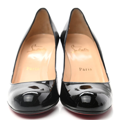 Christian Louboutin Patent Simple 70 Pumps 37.5 Black 2 of 14