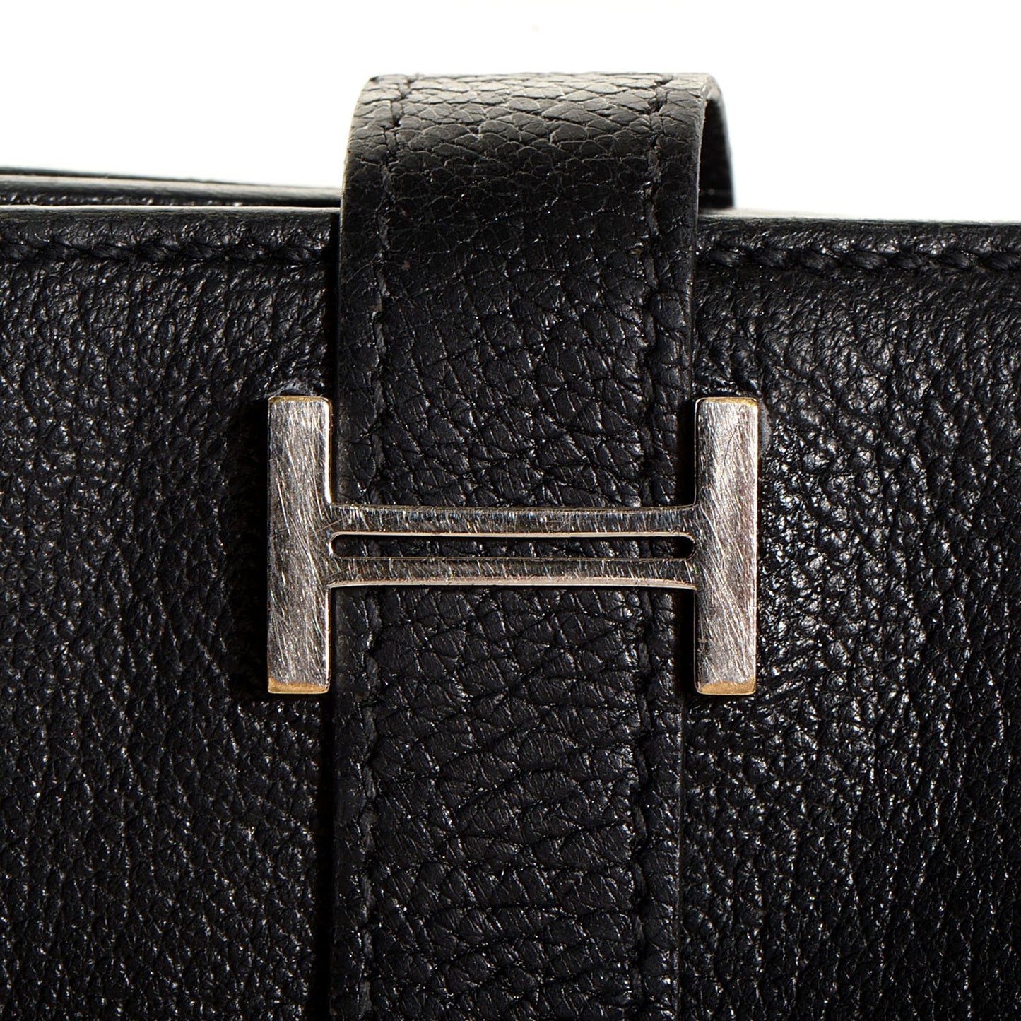 Chevre Mysore Bearn Gusset Wallet Black