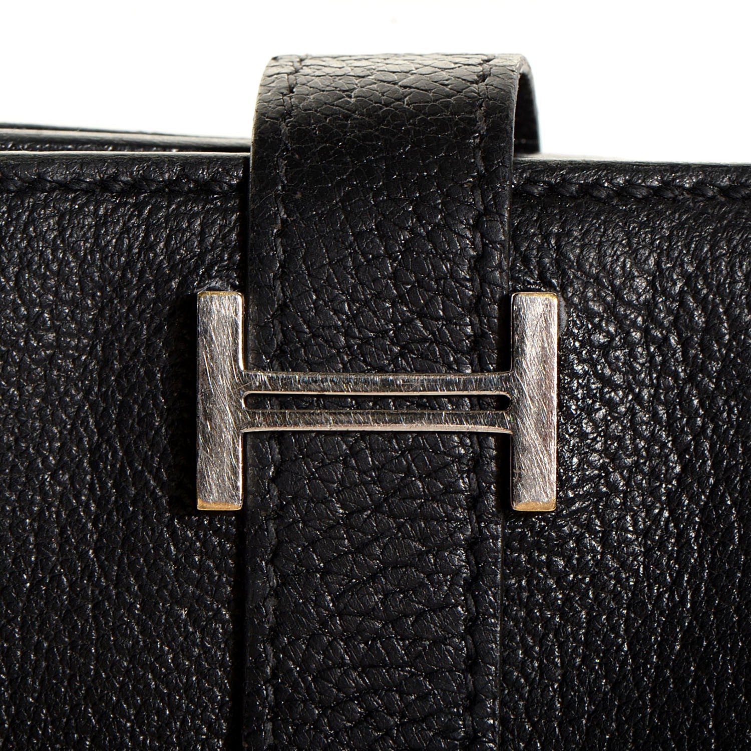 Hermes Chevre Mysore Bearn Gusset Wallet Black 6 of 13