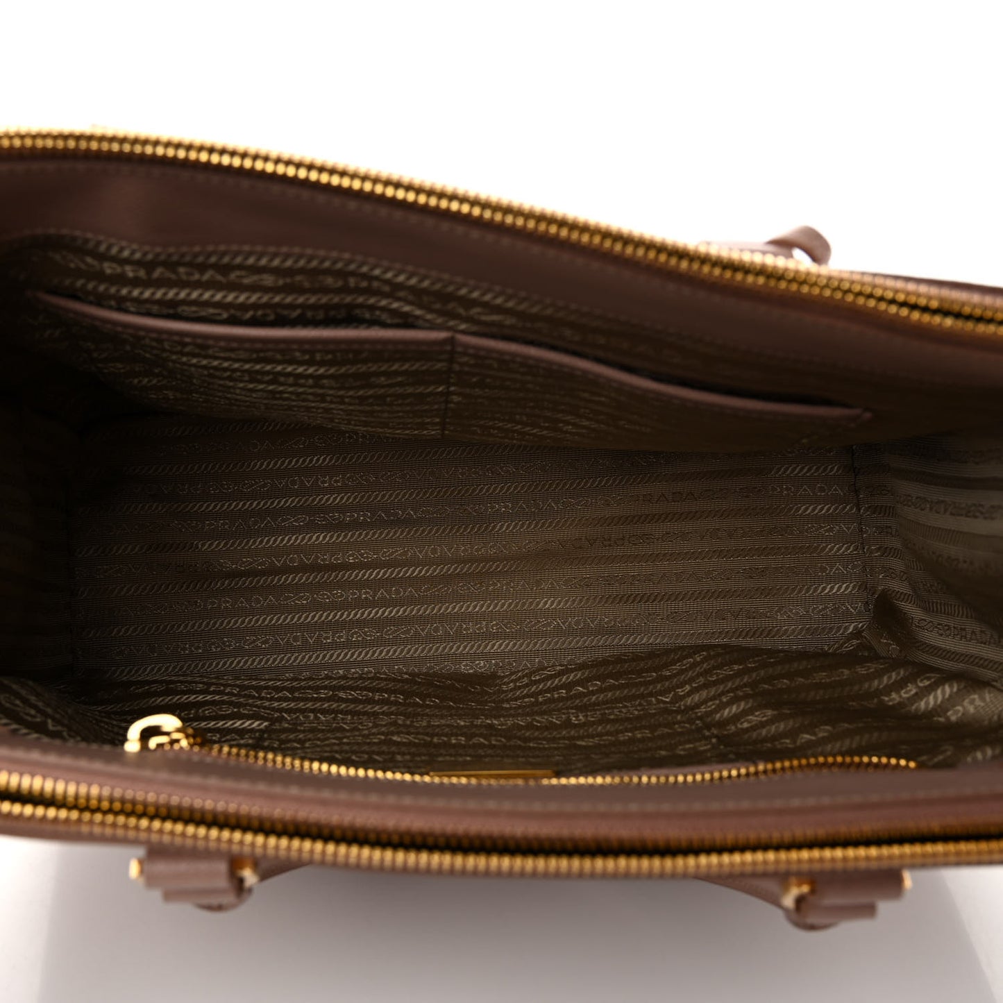 Saffiano Medium Galleria Double Zip Tote Cammeo
