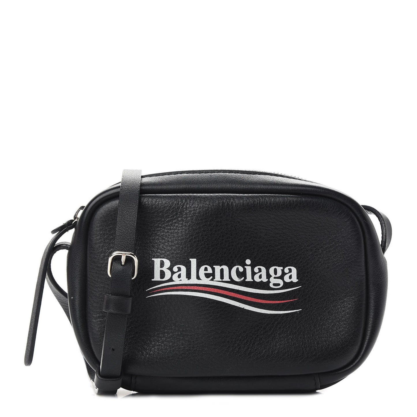 Calfskin Political Campaign Logo XS Camera Bag Black