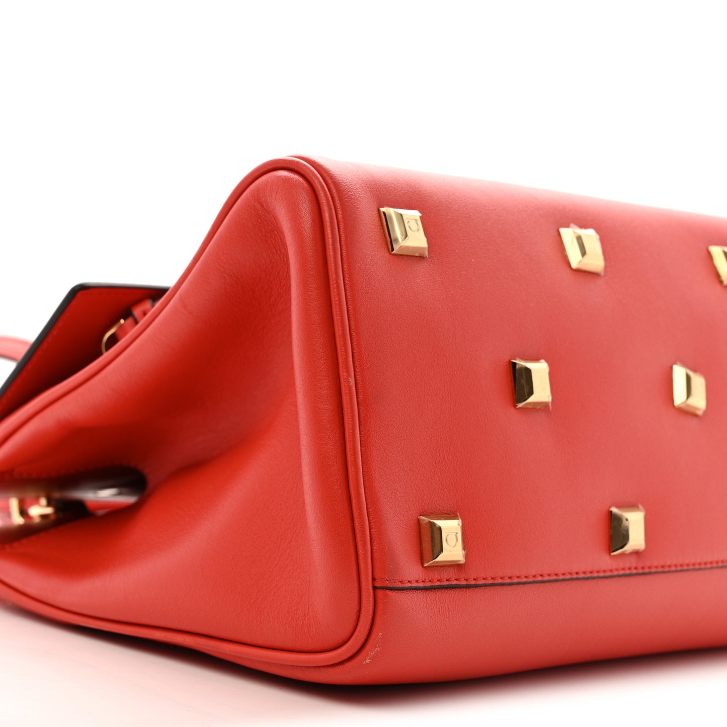 Calfskin Medium The Studio Bag Red