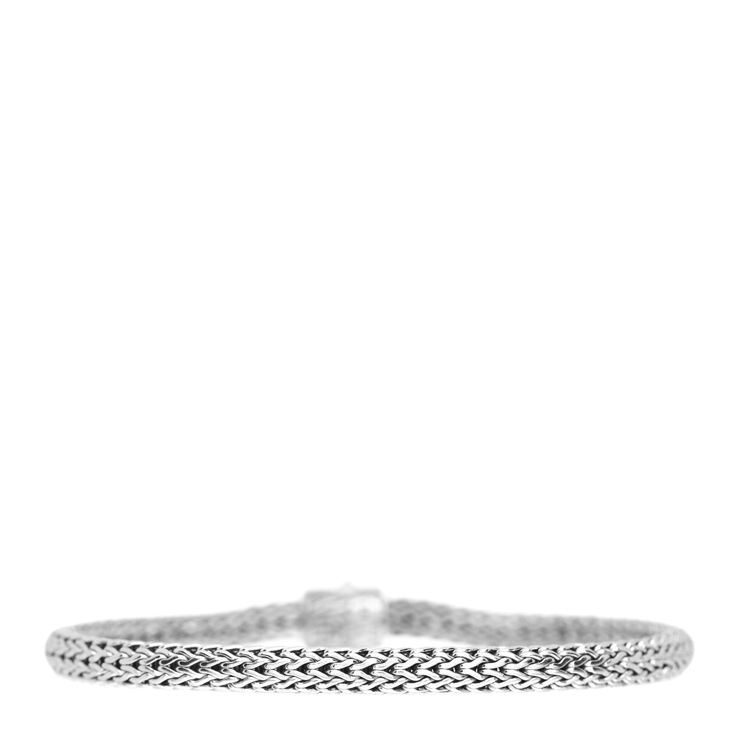John Hardy Sterling Silver Diamond 5mm Classic Chain Bracelet 2 of 3