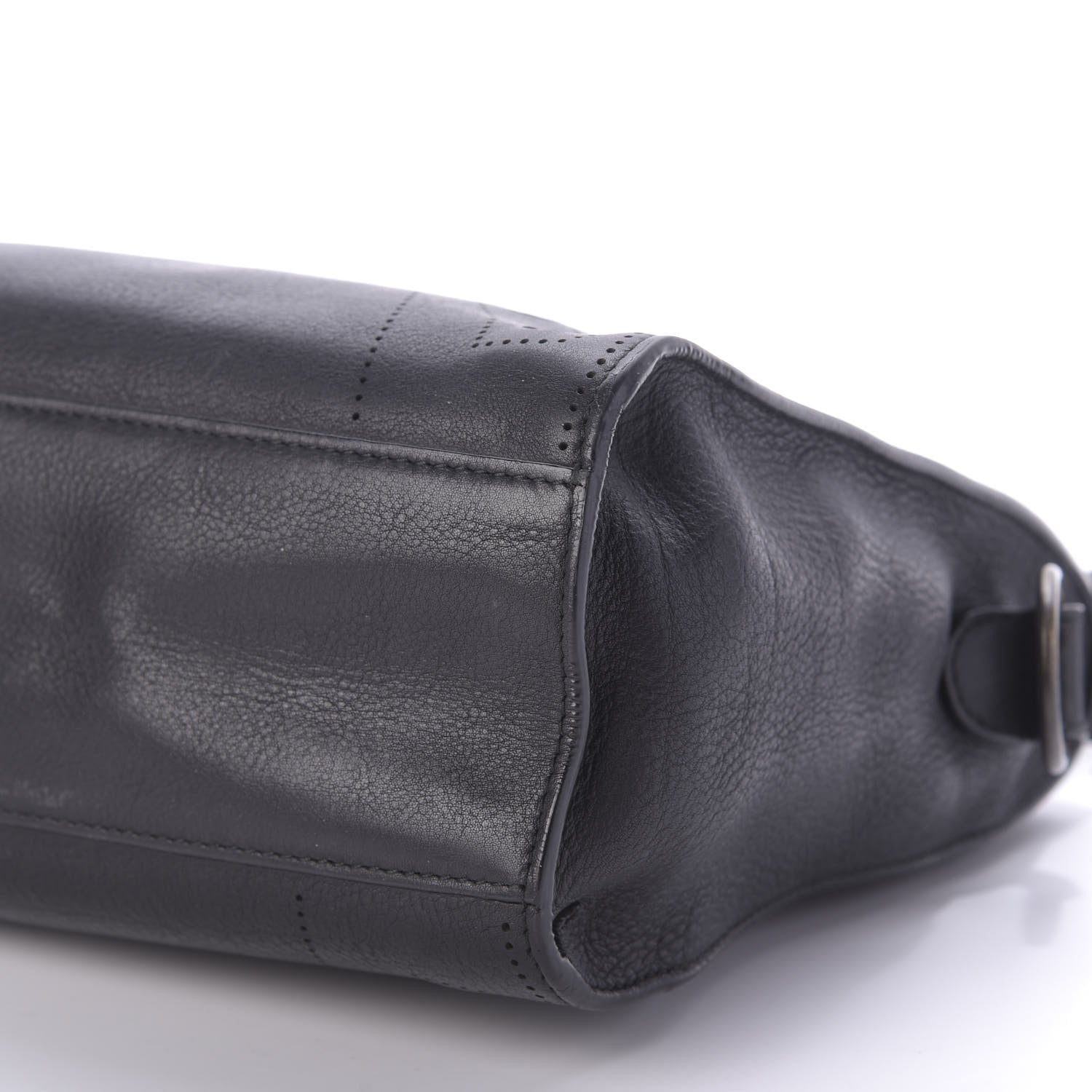 Balenciaga Veau Soyeux Perforated Blackout Hardware S City Black 7 of 9