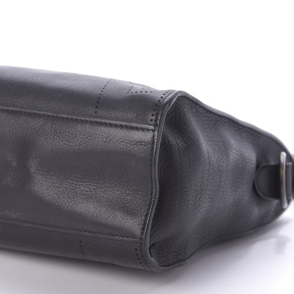 Balenciaga Veau Soyeux Perforated Blackout Hardware S City Black 7 of 9