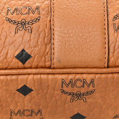 MCM Visetos Large Liz Reversible Shopper Tote Cognac 18 of 18