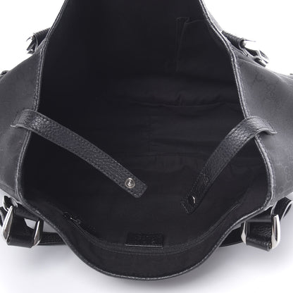 Gucci Nylon Monogram Medium Abbey Shoulder Bag Black 5 of 12