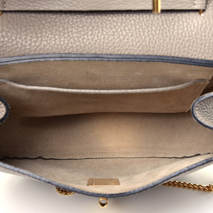 Chloe Grained Lambskin Drew Shoulder Bag Motty Grey 5 of 9