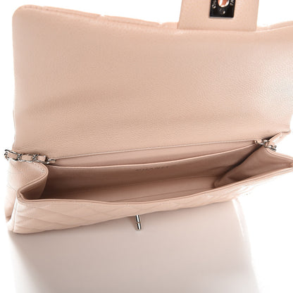 Chanel Caviar Quilted Clutch With Chain Flap Light Pink 5 of 8