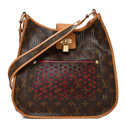 Louis Vuitton Monogram Perforated Musette Fuchsia 1 of 9