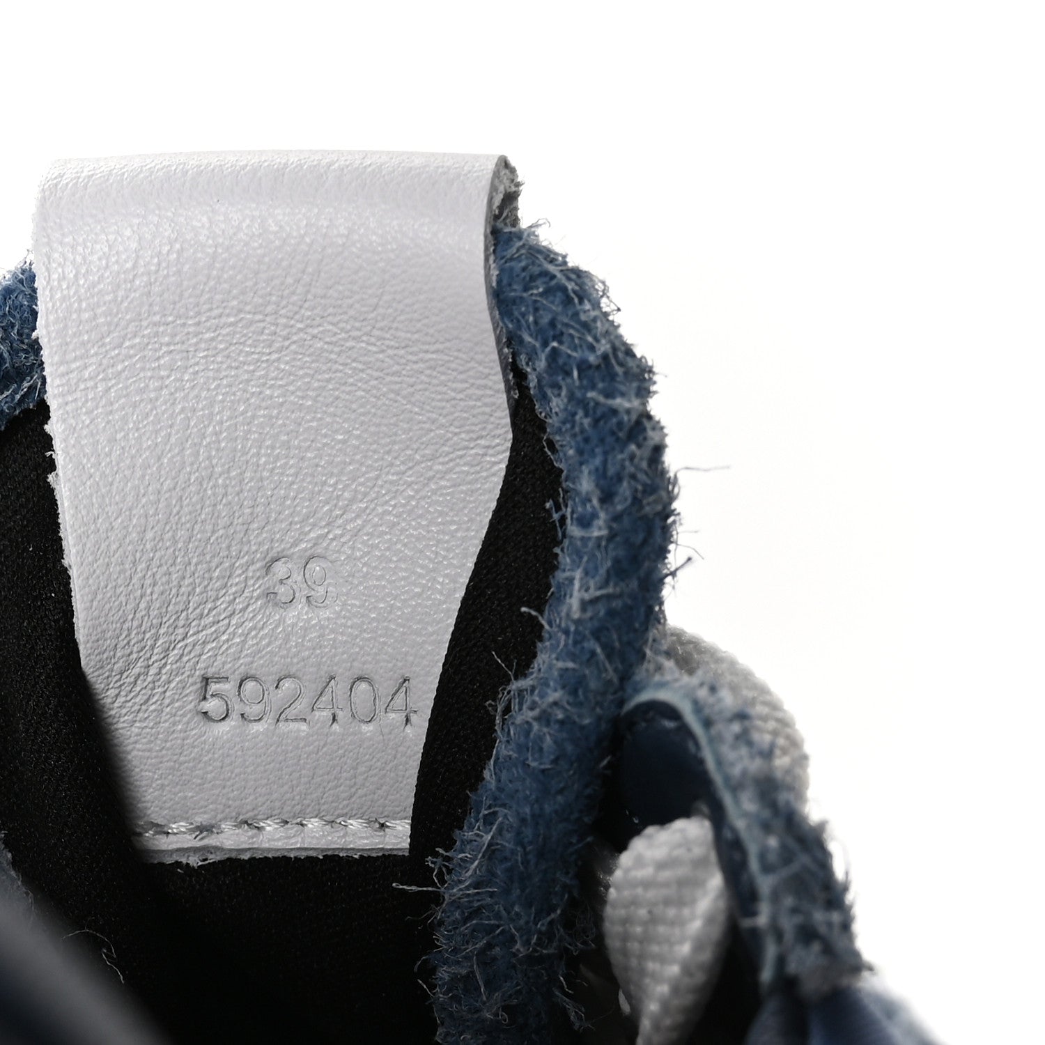 Loewe Brushed Suede  Nylon Flow Runners Sneakers 39 Raw Denim 8 of 9
