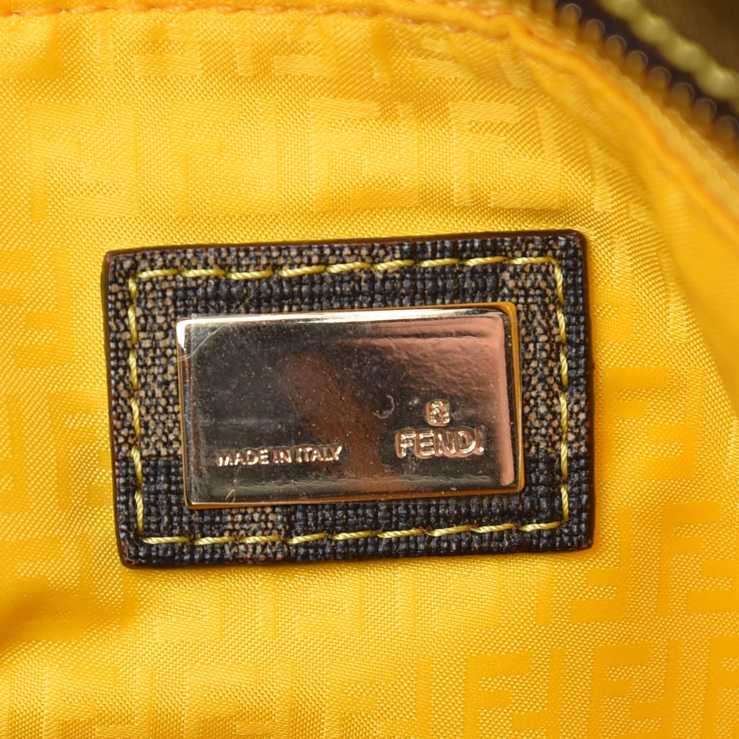 Zucca Spalmati Medium Roll Tote Tobacco Giallo