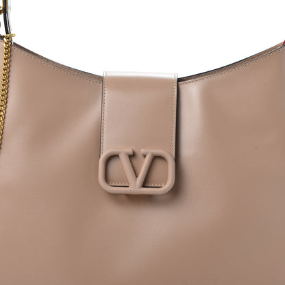 Valentino Garavani Smooth Calfskin VSling Hobo Bag Camel Rose 8 of 8