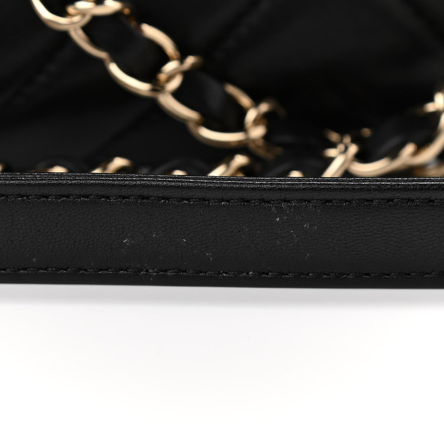 Lambskin Chevron Quilted Small Trendy CC Dual Handle Flap Bag Black