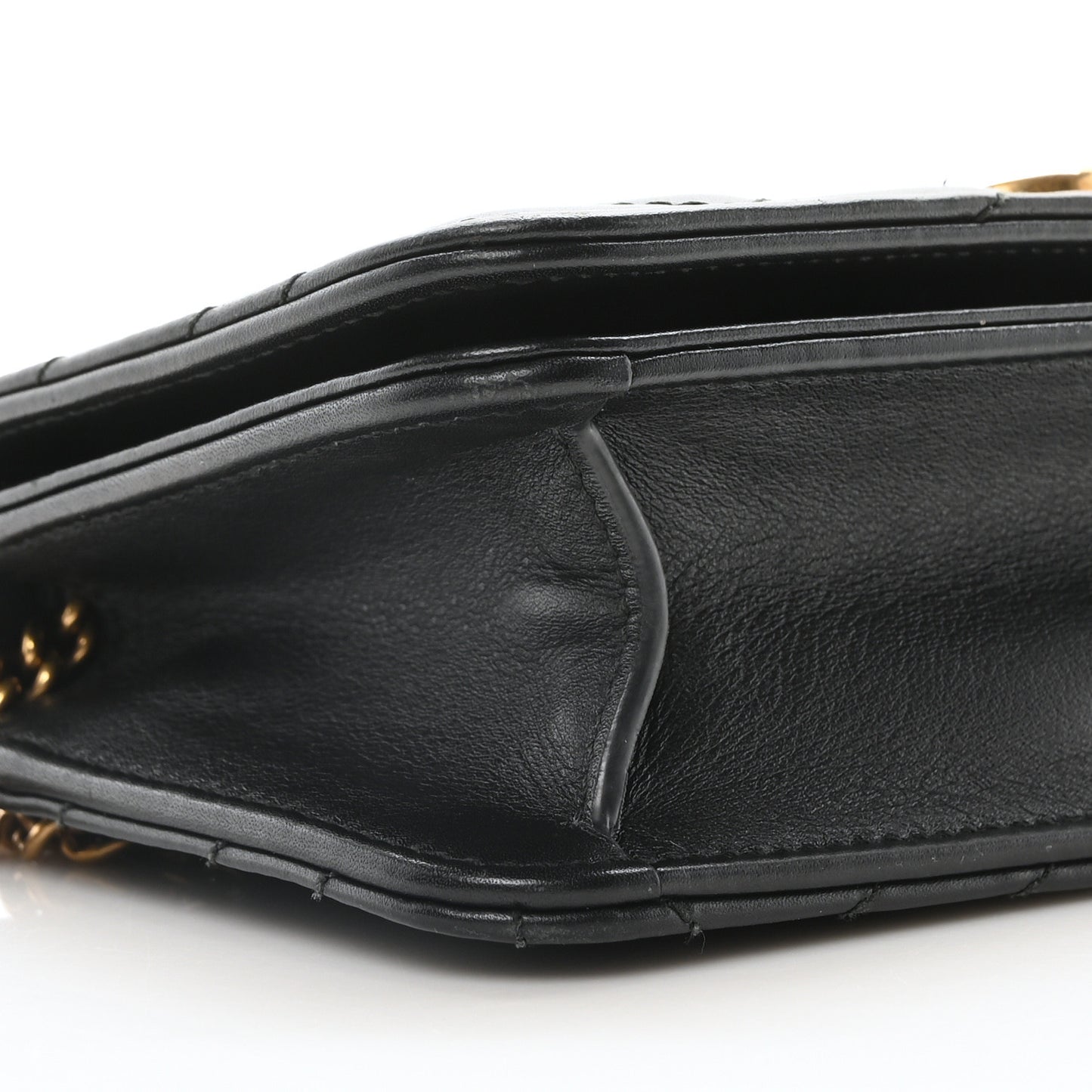 Calfskin Matelasse GG Marmont Mini Bag Black