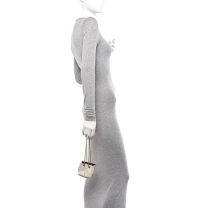 Saint Laurent Lambskin Quilted Baby Bucket Bag Crema Soft 2 of 9